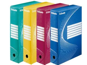 Esselte Archivbox 100 mm, Rot
